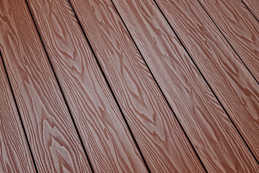 Террасная доска ДПК Terrapol Смарт 3D (Полнотелая без паза) Орех Милано купить в Владивостоке