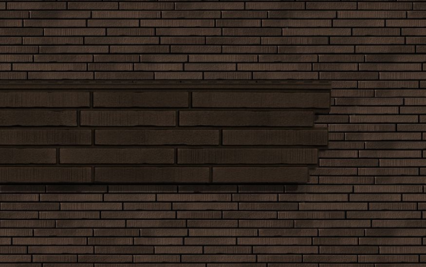 Фасадная панель Ю-Пласт Стоун Хаус S-Lock Ригельный кирпич, Мокко купить в Владивостоке