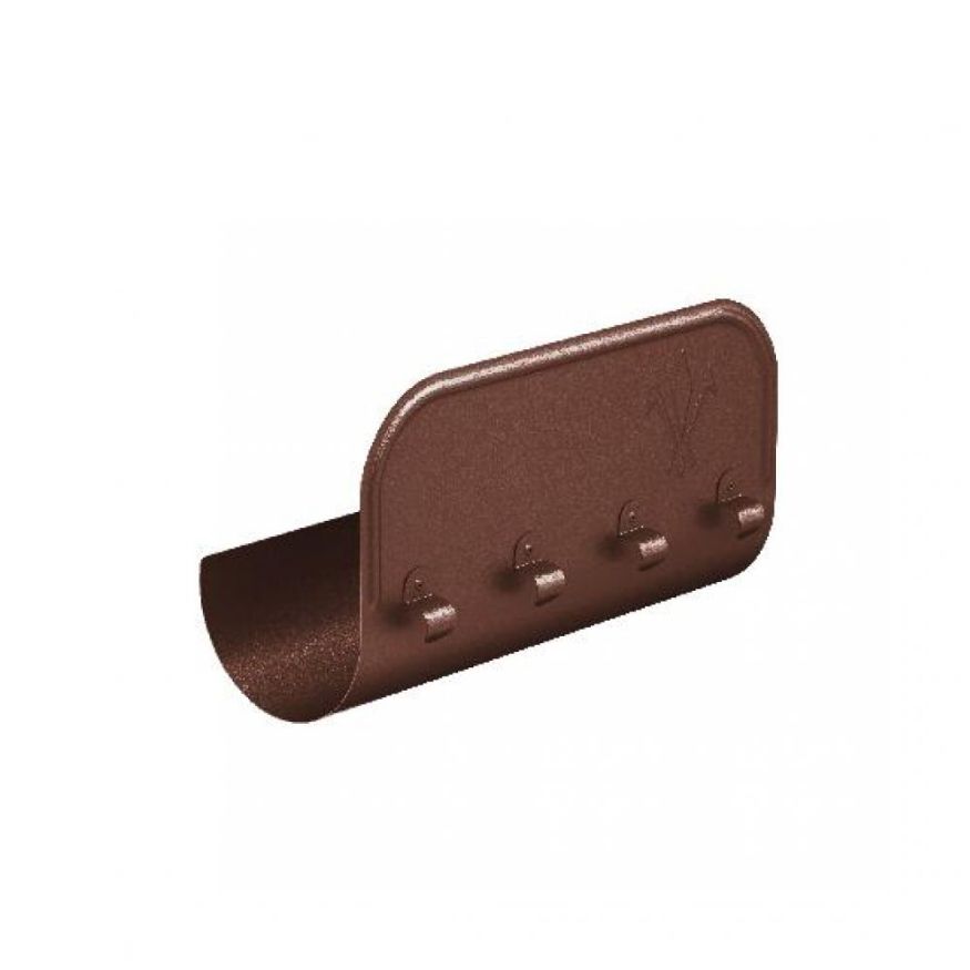 Ограничитель перелива прямой Aquasystem, RAL 8017, коричневый матовый, 125/90 купить в Владивостоке