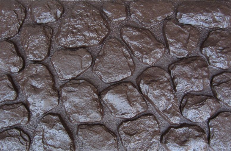 Фасадная панель Аэлит Коричневый мелкокаменный купить в Владивостоке