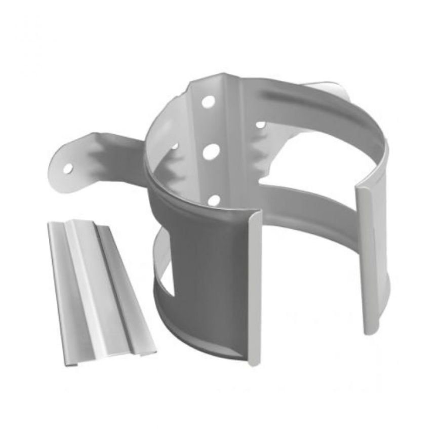 Кронштейн для труб (на деревянную поверхность), Grand Line, Белый (RAL 9003) купить в Владивостоке