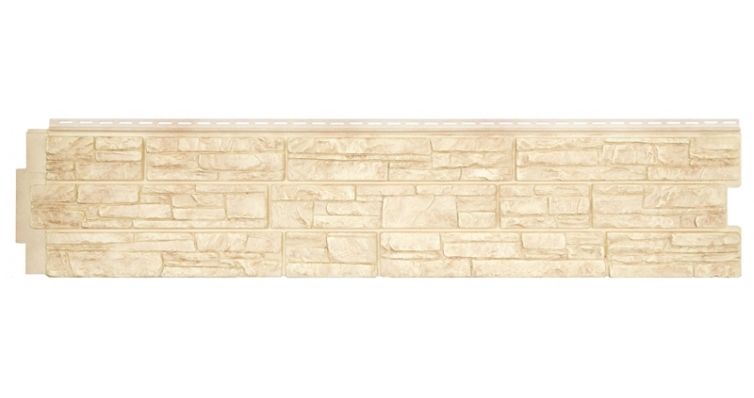 Фасадная панель Grand Line (Я Фасад), Крымский сланец, Жемчуг купить в Владивостоке