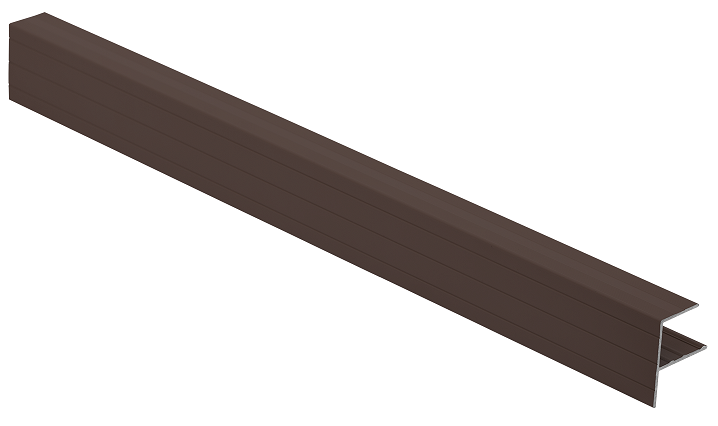 Коричневый F-профиль Grinder для закрытия купить в Владивостоке