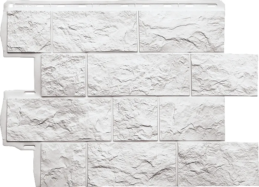 Фасадная панель Альта-Профиль, Туф ЭКО, Белый купить в Владивостоке