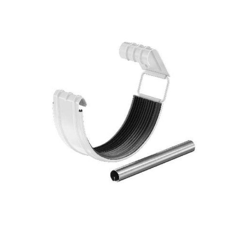 Соединитель желоба с резиновым уплотнителем Aquasystem RR 20, белый, 125/90 купить в Владивостоке