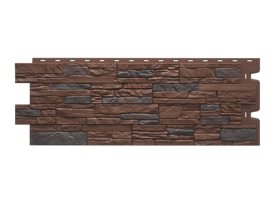Фасадная панель Docke Stein Темный орех купить в Владивостоке