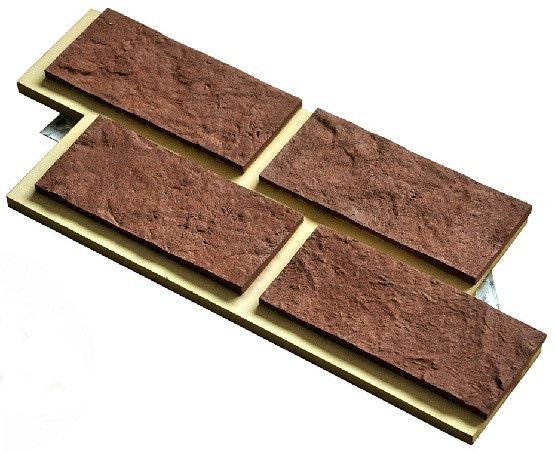 Фасадная плитка Кирисс Фасад Замковый кирпич с расшивкой шва купить в Владивостоке