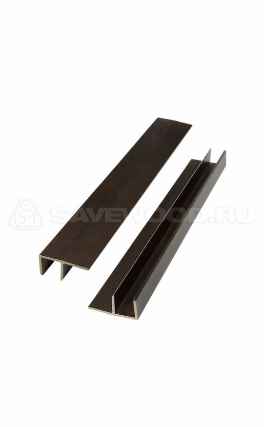 F-профиль ДПК Savewood, Темно-коричневый купить в Владивостоке