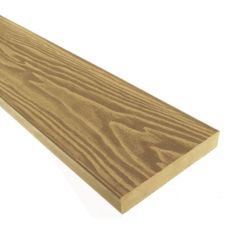 Террасная доска ДПК Terrapol Смарт 3D (Полнотелая без паза) Дуб Севилья купить в Владивостоке