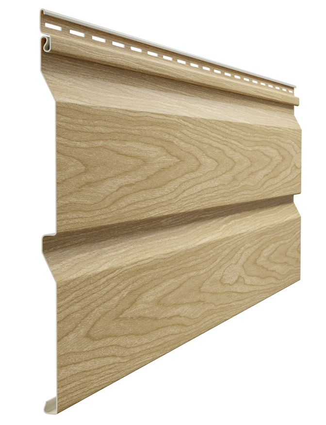 Виниловый сайдинг Docke, модель Корабельный брус D5D, оттенок Спелый каштан. купить в Владивостоке