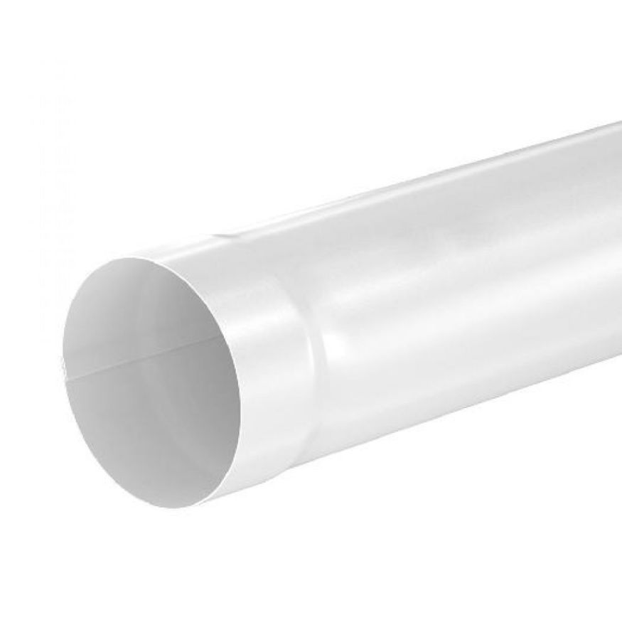 Водосточная труба Aquasystem RR 20, белая, 1.00 м, 125/90 купить в Владивостоке