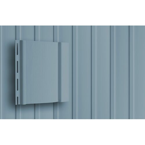 Вертикальный сайдинг Grand Line, цвет голубой купить в Владивостоке