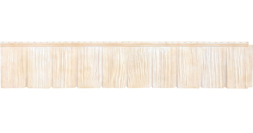 Фасадная панель Grand Line (Я Фасад), Сибирская Дранка, Слоновая кость купить в Владивостоке