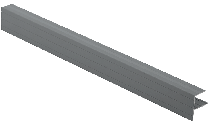 F-профиль Grinder серый закрывающий купить в Владивостоке