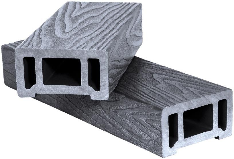 Поручень Polivan SINGARAJA с 3D текстурой дерева, серый цвет. купить в Владивостоке