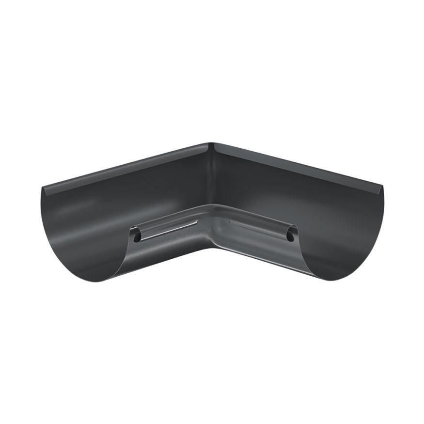 Угол желоба внутренний Aquasystem, PU MATT, RAL 7024 Тёмно-серый 150/100 купить в Владивостоке