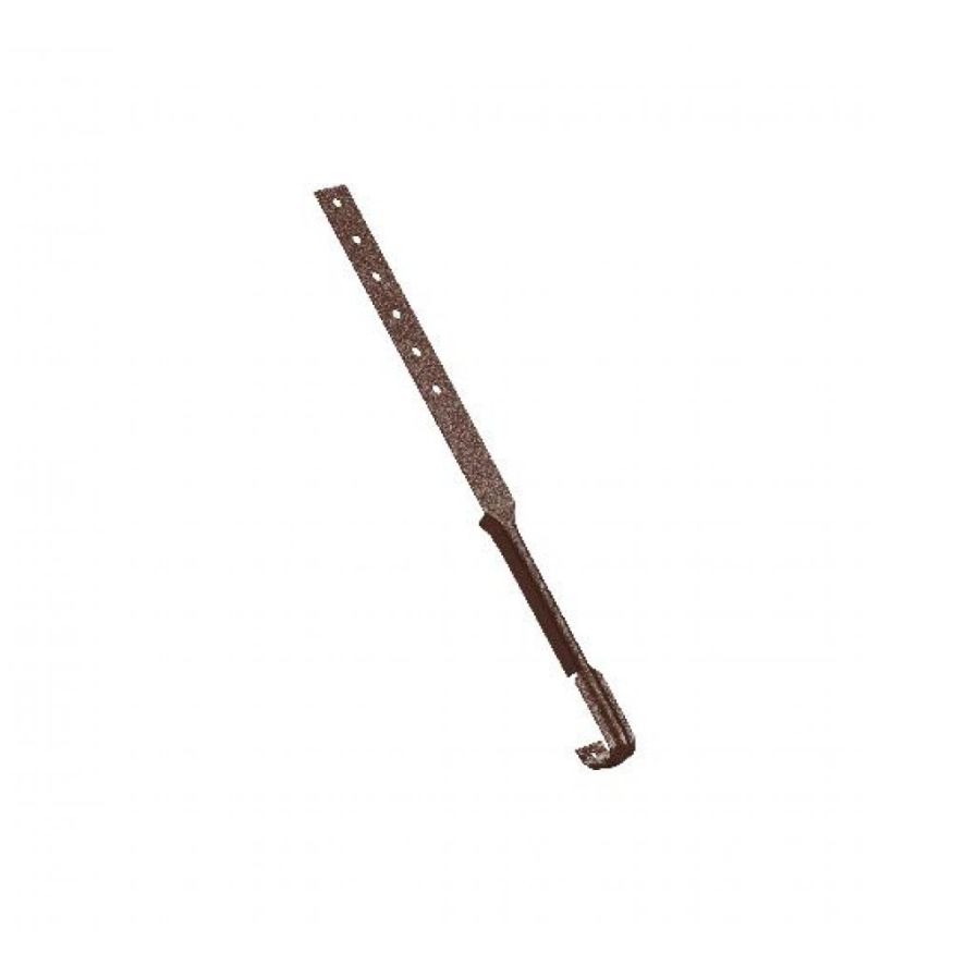 Поддержка водосточного желоба Aquasystem, цвет RAL 8017, матовый коричневый, размер 125/90. купить в Владивостоке