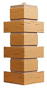 Угол T-Сайдинг, Кирпич Саман Бежевый купить в Владивостоке