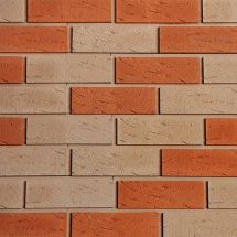 Фасадная плитка Кирисс Фасад, Трехцветный клинкерный кирпич №13.