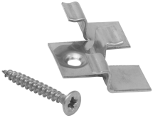 Клипса с саморезом, бесшовный монтаж Grinder 2 мм