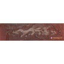 Гибкая клинкерная плитка Симтер СТ-ФН-14 Античный кирпич с патиной (фактурный градиентный)