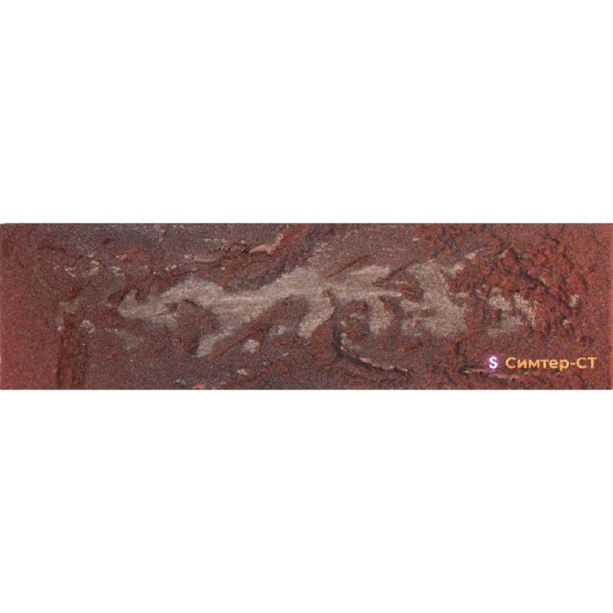 Гибкая клинкерная плитка Симтер СТ-ФН-14 Античный кирпич с патиной (фактурный градиентный) купить в Владивостоке