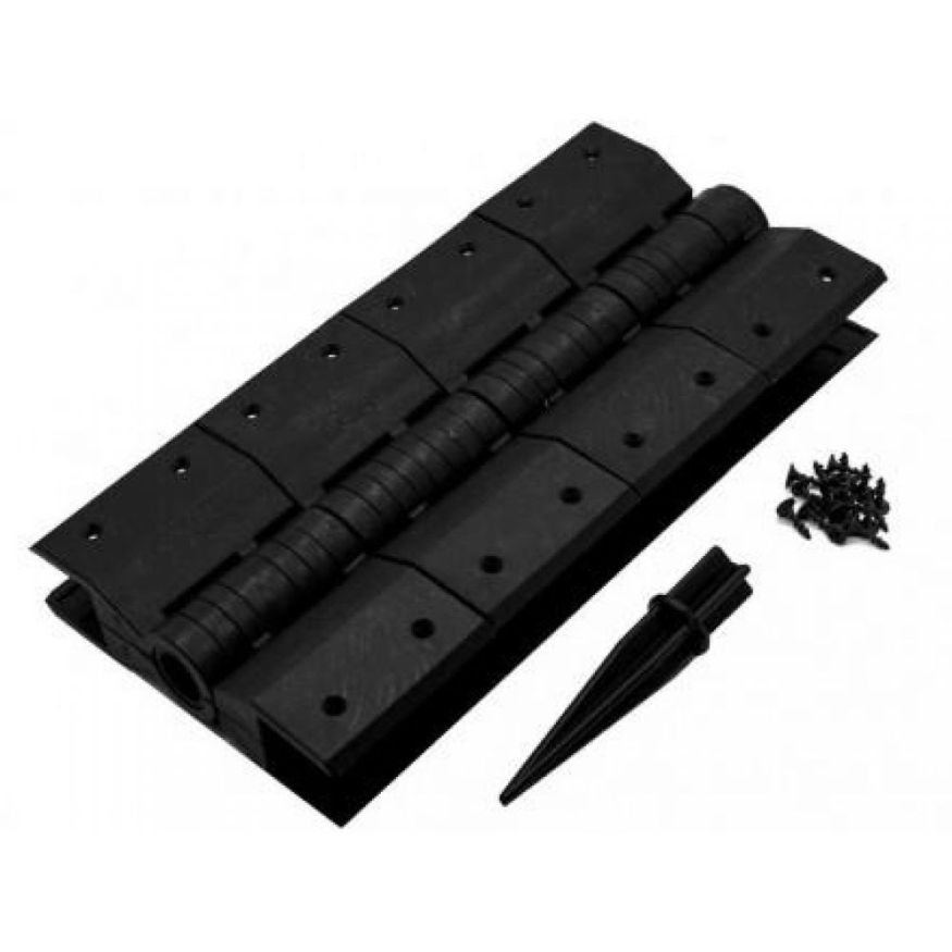 Угловой соединительный шарнир для грядок ДПК 300мм черный купить в Владивостоке