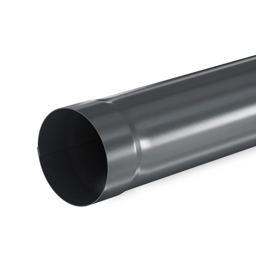 Труба водосточная Aquasystem, RAL 7024 Тёмно-серый 1000мм 150/100 купить в Владивостоке