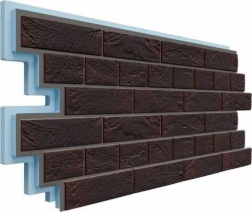 Фасадная термопанель Доломит Венецианский Кирпич 40 мм, Алтея купить в Владивостоке