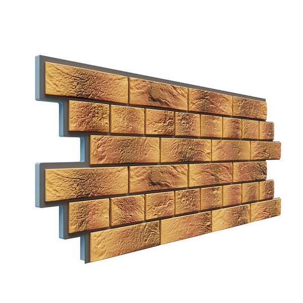 Фасадная термопанель Доломит Венецианский кирпич 20мм, Нарва купить в Владивостоке