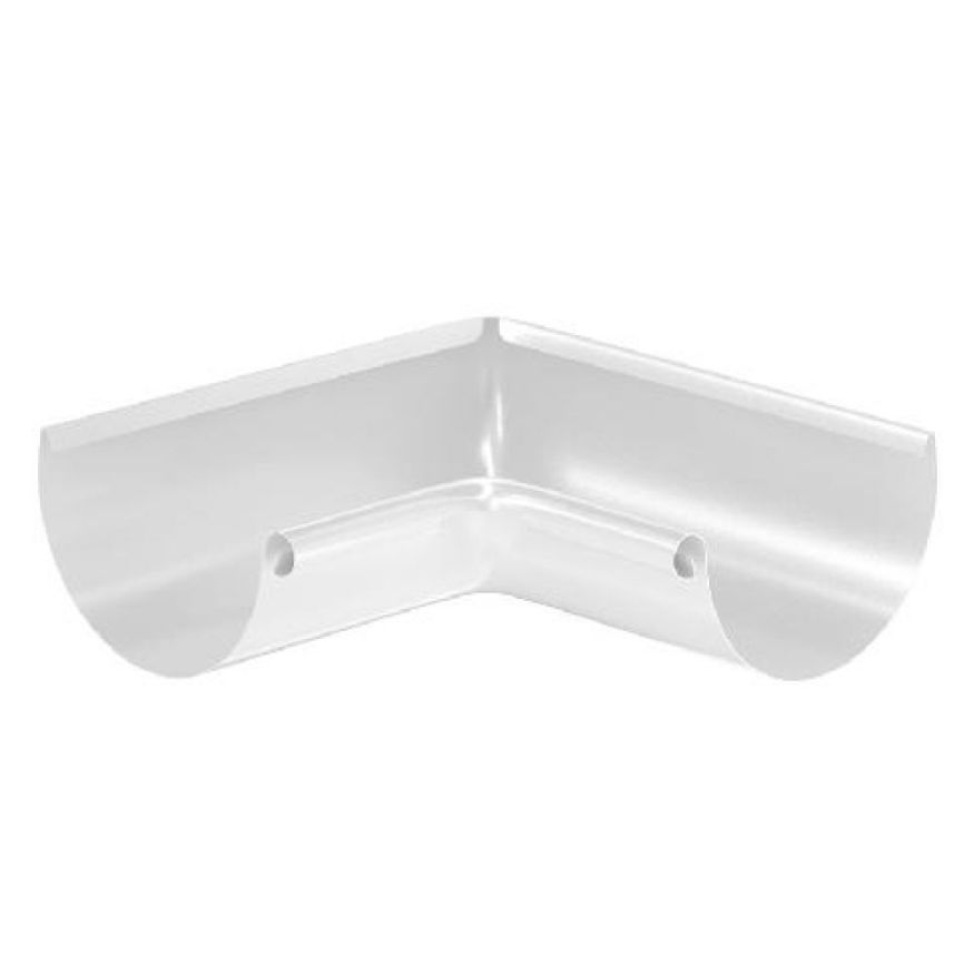 Угол внутренний желоба 90° Aquasystem, RR 20, белый 125/90 купить в Владивостоке