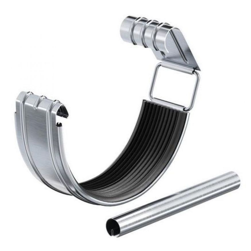 Соединитель желоба с резиновым уплотнителем Aquasystem, оцинкованный, 150/100 мм купить в Владивостоке