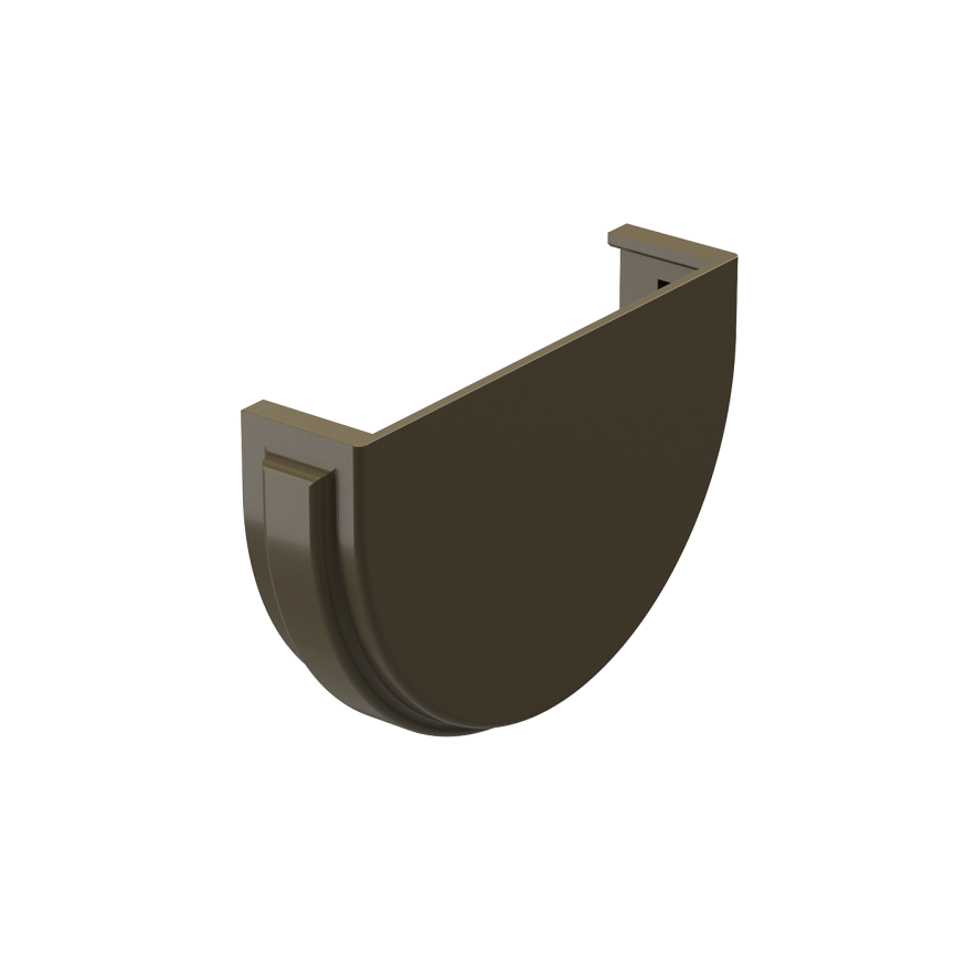 Заглушка для желоба Docke Premium, цвет Каштан купить в Владивостоке