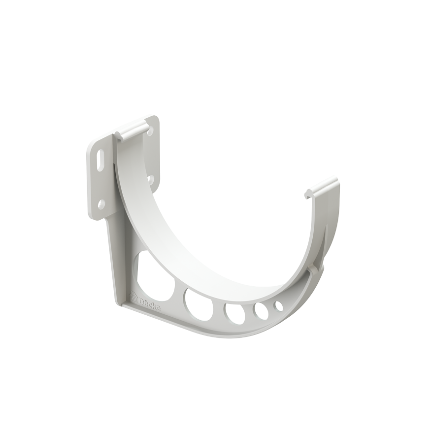 Кронштейн для желоба Docke Standard, белый цвет. купить в Владивостоке