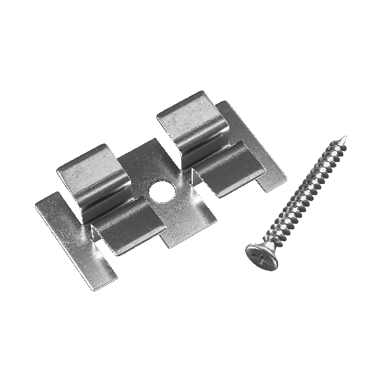 Клипса с саморезом для шовного монтажа Grinder 5 мм купить в Владивостоке