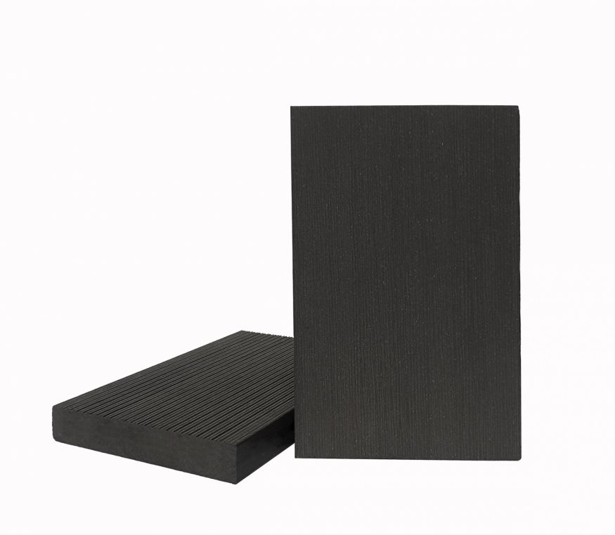 Террасная доска ДПК Terrapol Смарт (Полнотелая без паза) Чёрное дерево купить в Владивостоке