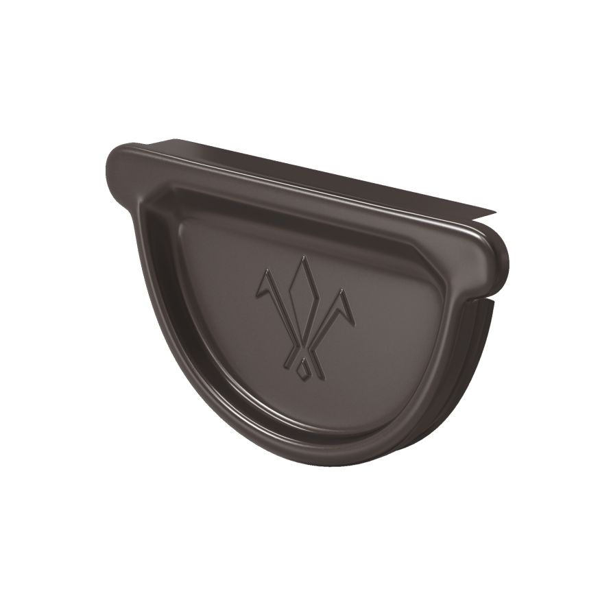 Заглушка универсальная с резиновым уплотнителем Aquasystem, PU MATT, RAL 8017 Темно Коричневый 150/100 купить в Владивостоке