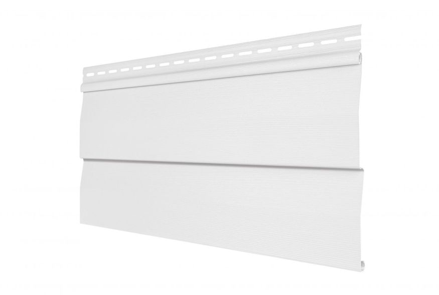 Виниловый сайдинг Tecos Корабельный брус, Белый купить в Владивостоке