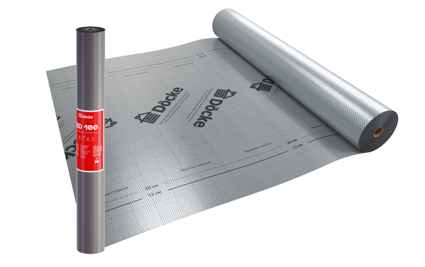 Пароизоляционная пленка BD 100 повышенной прочности Docke купить в Владивостоке