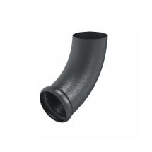 Отвод трубы декорированный Aquasystem RR 23 Маренго матовый 150/100