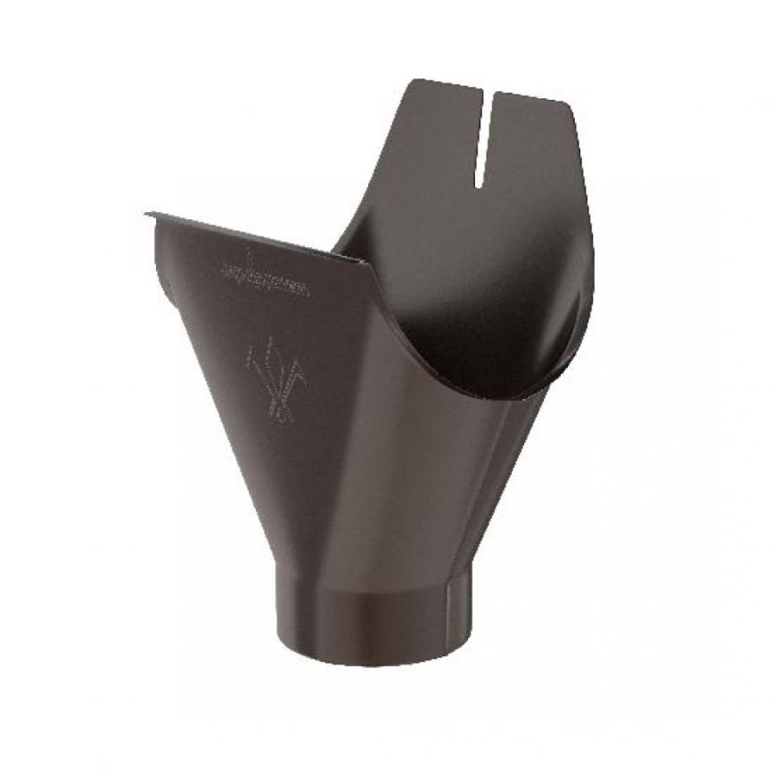 Воронка желоба Aquasystem RR 32, темно-коричневая, 125/90 мм купить в Владивостоке