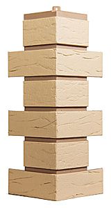 Угол T-Сайдинг, Кирпич Саман Желтый купить в Владивостоке