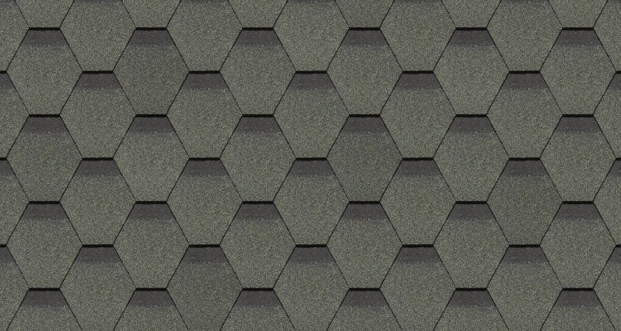 Гибкая черепица Docke Standard, Сота, Зеленый купить в Владивостоке