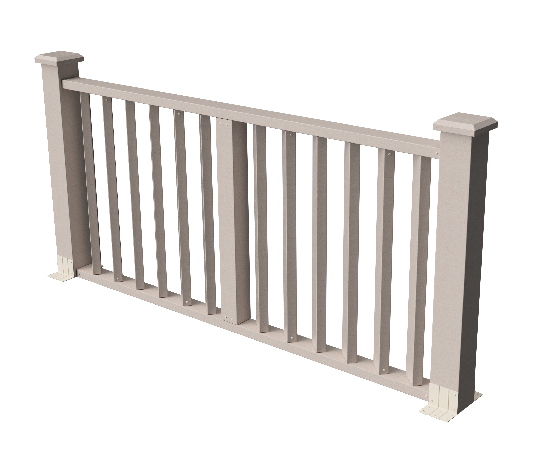 Декоративное ограждение из ДПК GRINDERDECO Бруклин, выбеленный дуб купить в Владивостоке