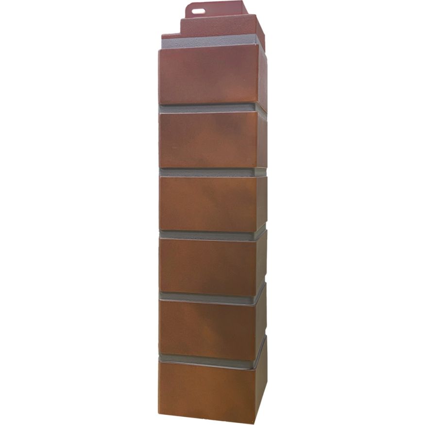 Угол наружный Кирпич облицовочный 3D, Керамический-чёрный купить в Владивостоке