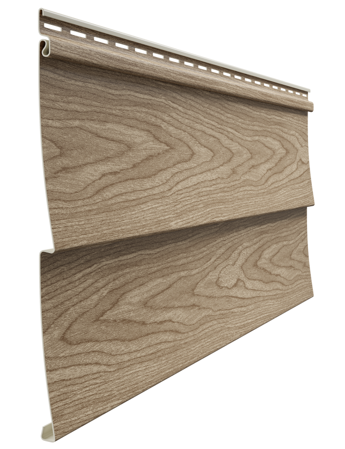 Виниловый сайдинг Docke, модель Ёлочка D5C, цвет Кедр. купить в Владивостоке