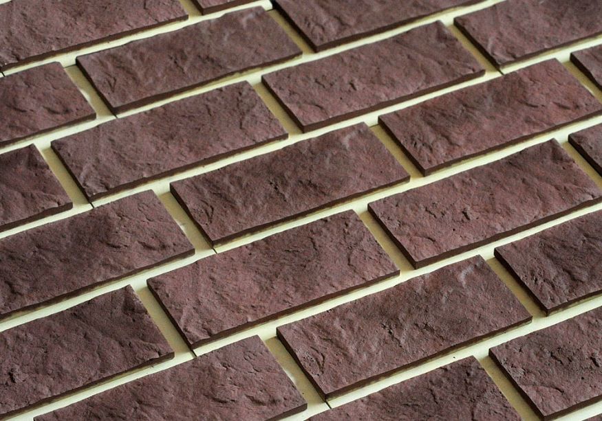 Фасадная плитка Кирисс Фасад, Кирпич с замковым соединением и расшивкой шва. купить в Владивостоке