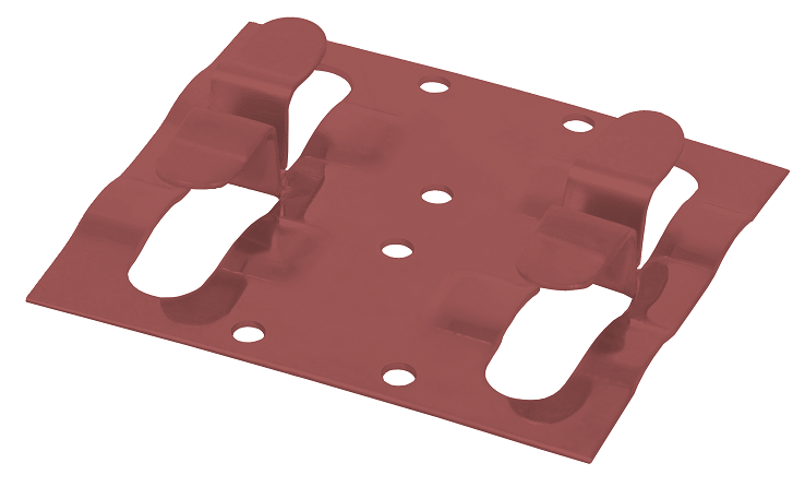 Кляймер рядный Grinder для установки наличника красного цвета купить в Владивостоке