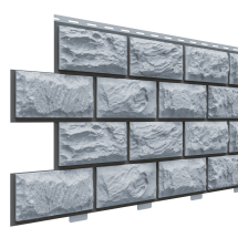 Фасадные панели Доломит, Альпийская горка, Серо-голубой оттенок