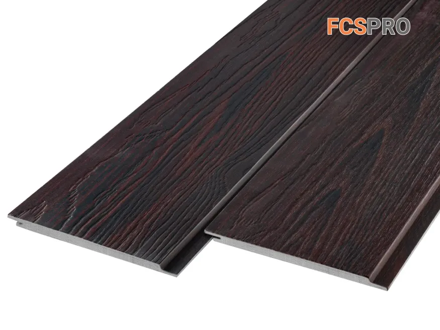 Фиброцементная панель FCSPRO Decor Wood Click Обожженное дерево купить в Владивостоке